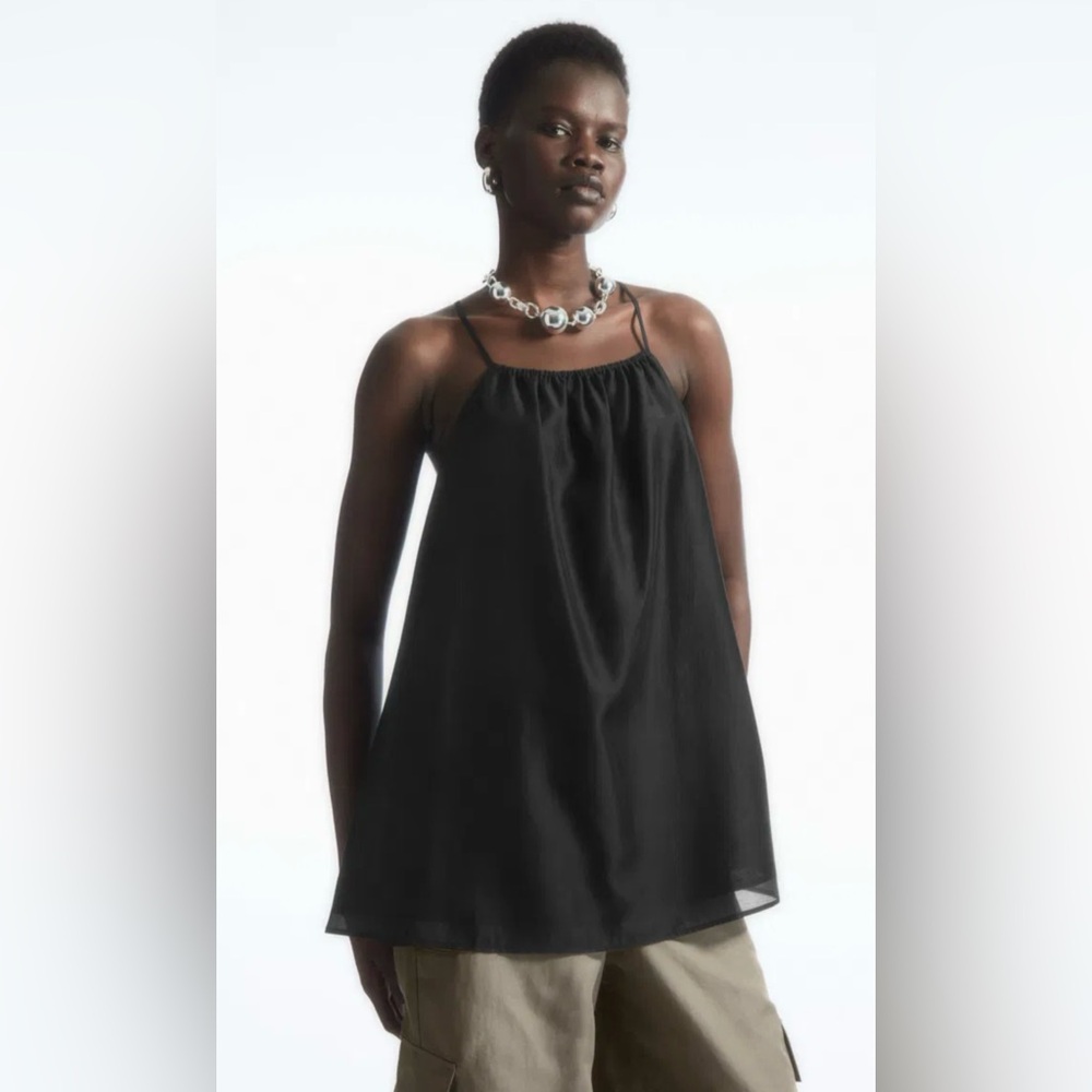 COS HALTERNECK TUNIC-STYLE TOP NWT